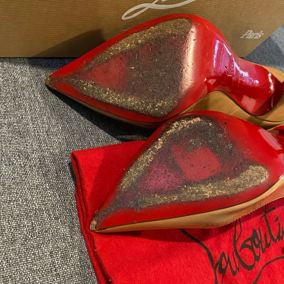 Christian Louboutin Pigalle 120 Nude Patent 36 - Picture 5 of 8